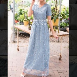 Mikarose Dusty Blue Dress